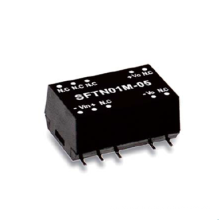 1W 5V 12V 15V Meanwell SFTN01 série SMD Package DC-DC non-régulé